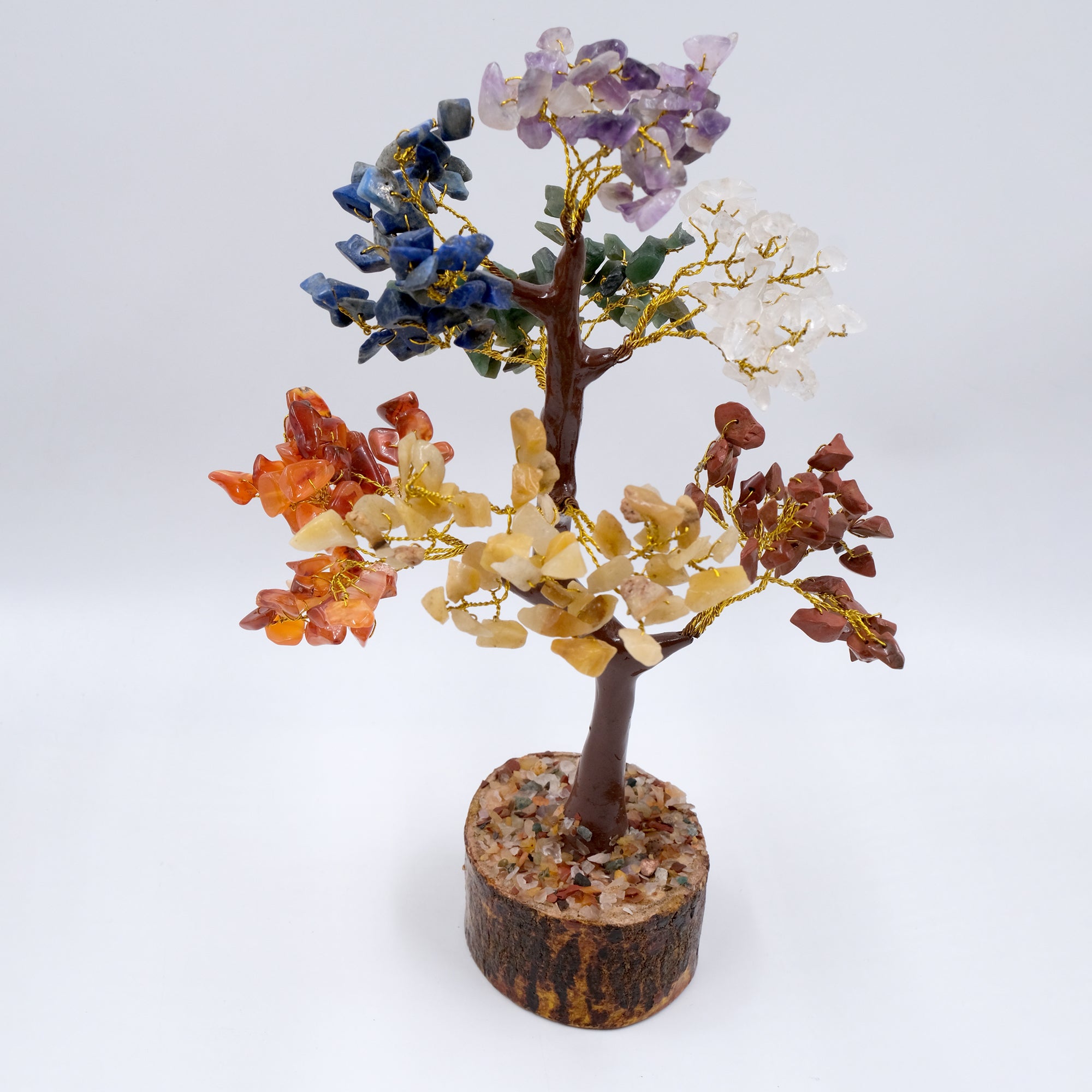 Seven Chakra Tree Crystal Healing Gemstone Tree for Home Decor