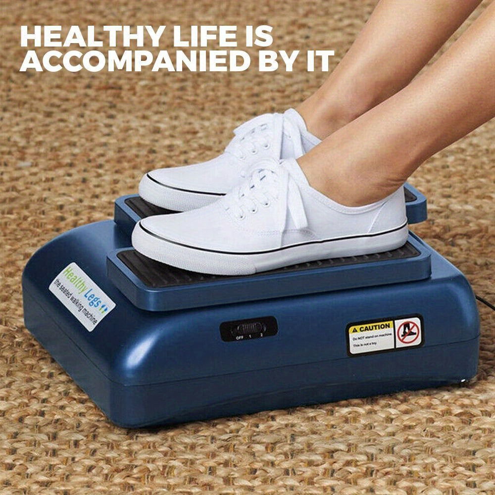 Seated Leg Exerciser Physiotherapy Machine for Seniors(Blue)-2