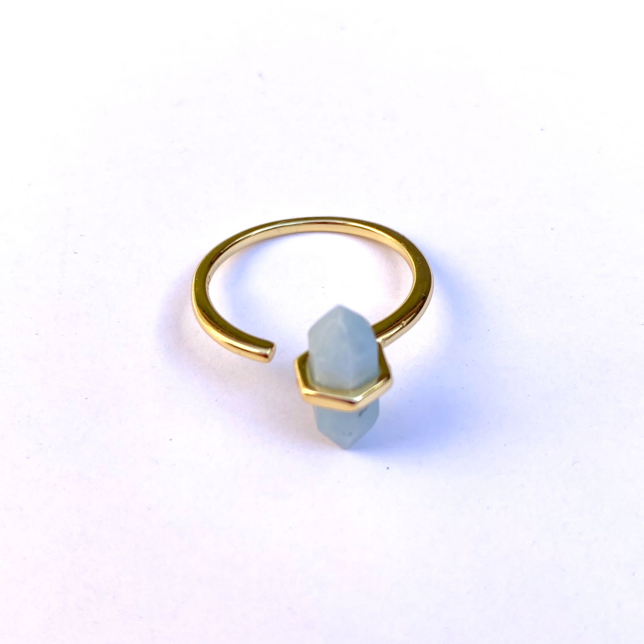 Crystal Compass Ring - Mixed Crystals