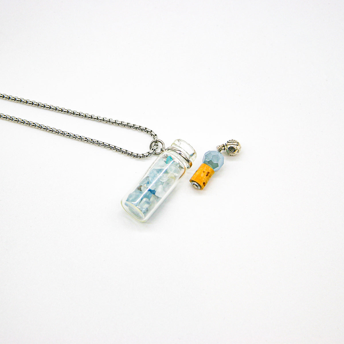Aquamarine Diffusing Necklace | Energy & Healing | Diffusing on the go