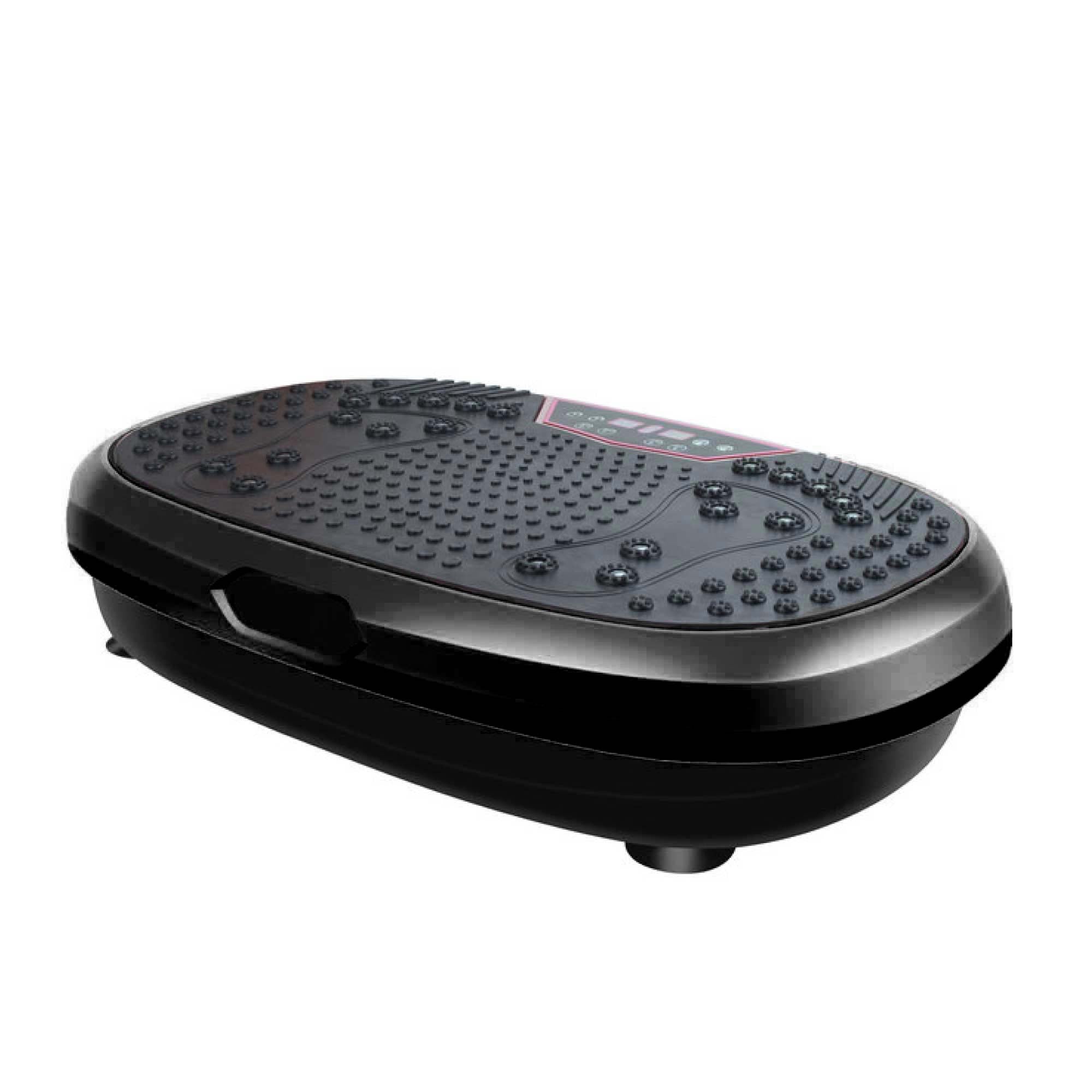 Black Mini Vibration Platform - Magnet Therapy Vibrating Machine Exercise Plate-0