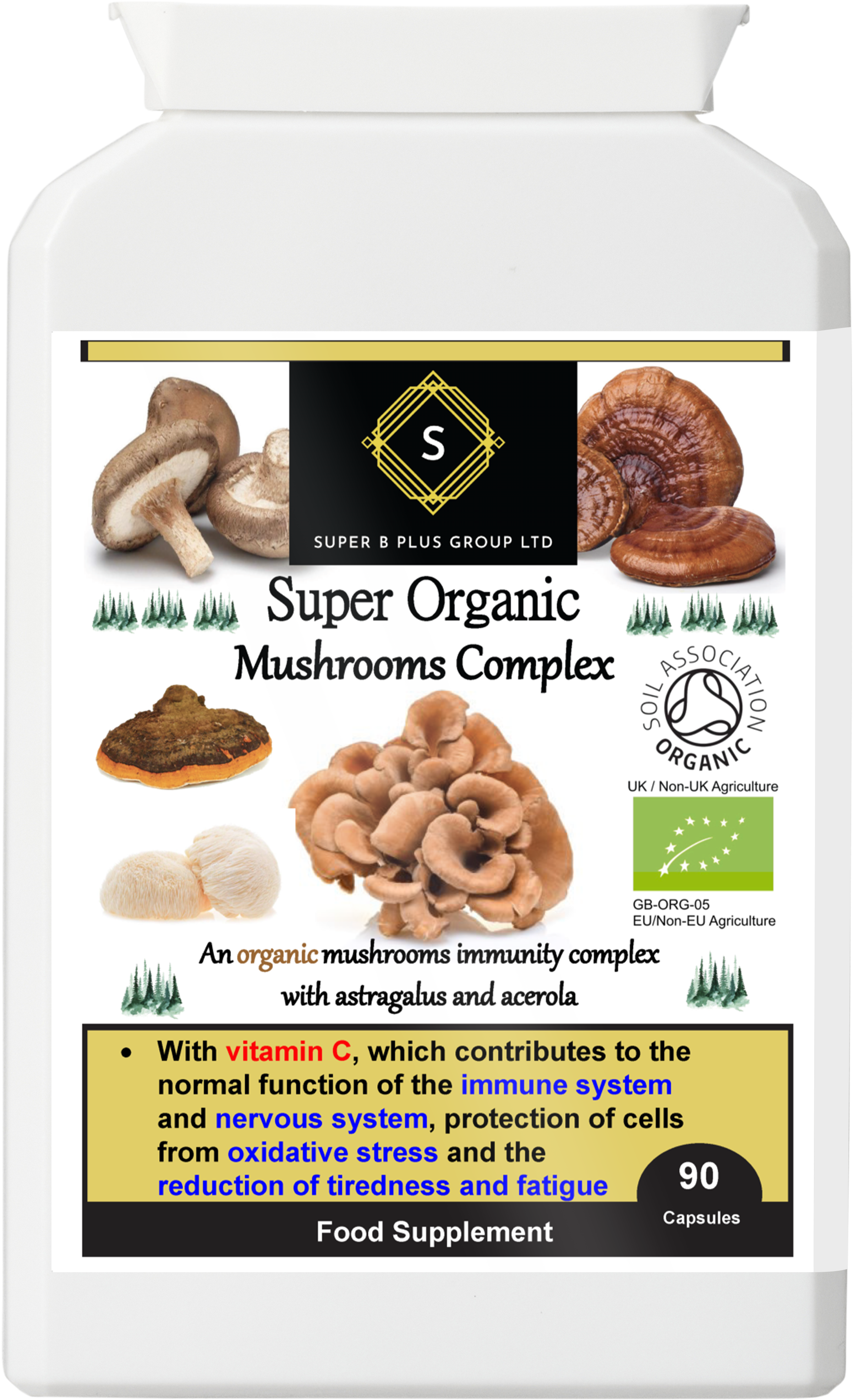Super Organic Mushrooms Complex