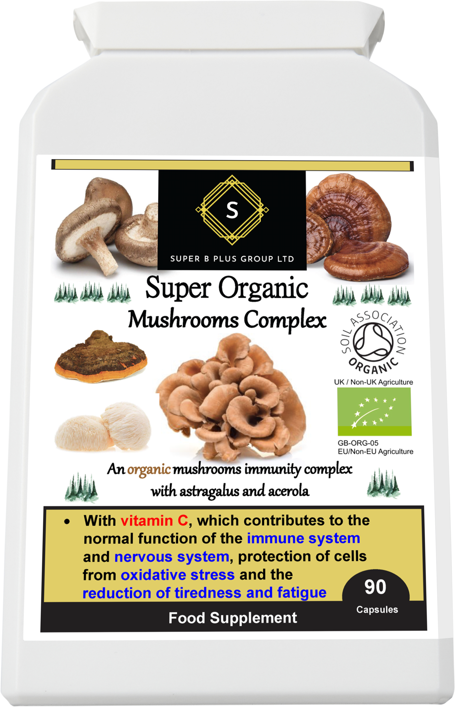 Super Organic Mushrooms Complex