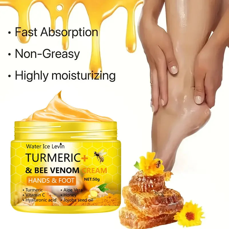 Turmeric Bee Venom Foot Hand Cream 50g-1