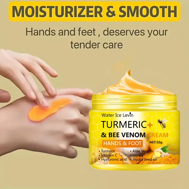 Turmeric Bee Venom Foot Hand Cream 50g-3
