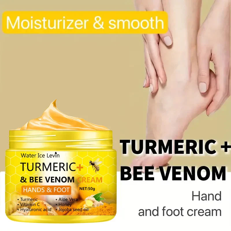 Turmeric Bee Venom Foot Hand Cream 50g-4