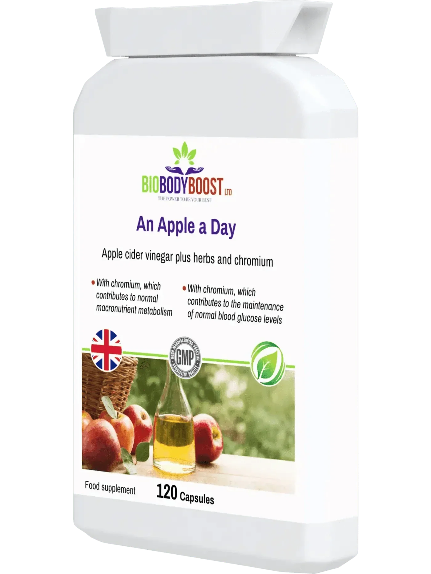 An Apple a Day - Apple Cider Vinegar Plus Herbs 120 Capsules