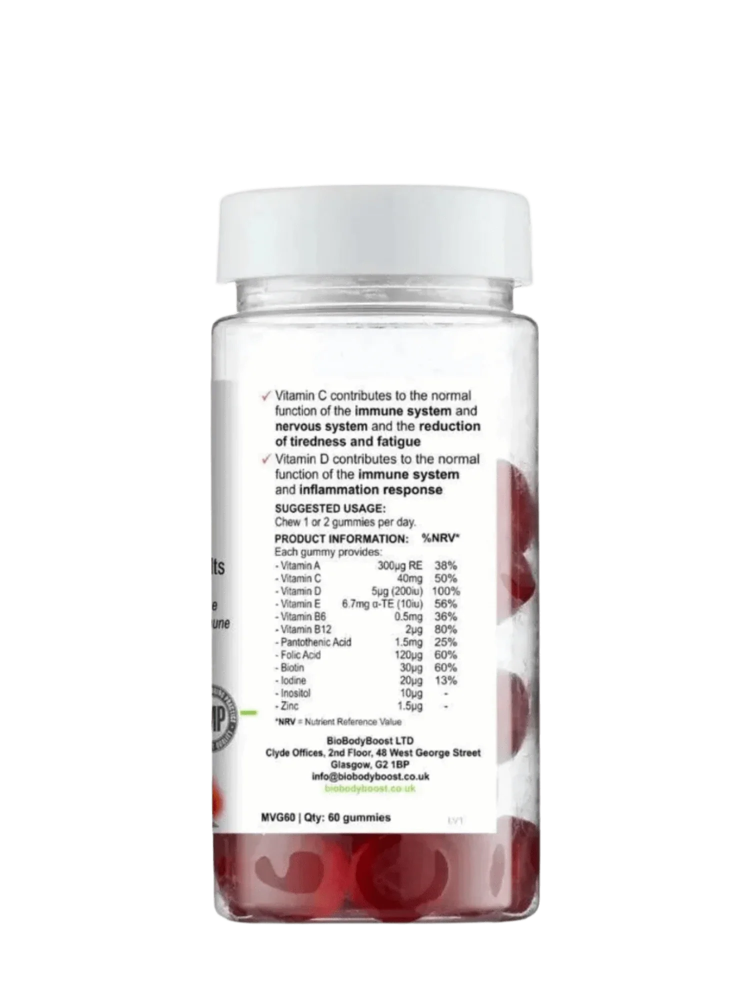 BIOBODYBOOST GUMMIES - Chewable Daily Multivitamins