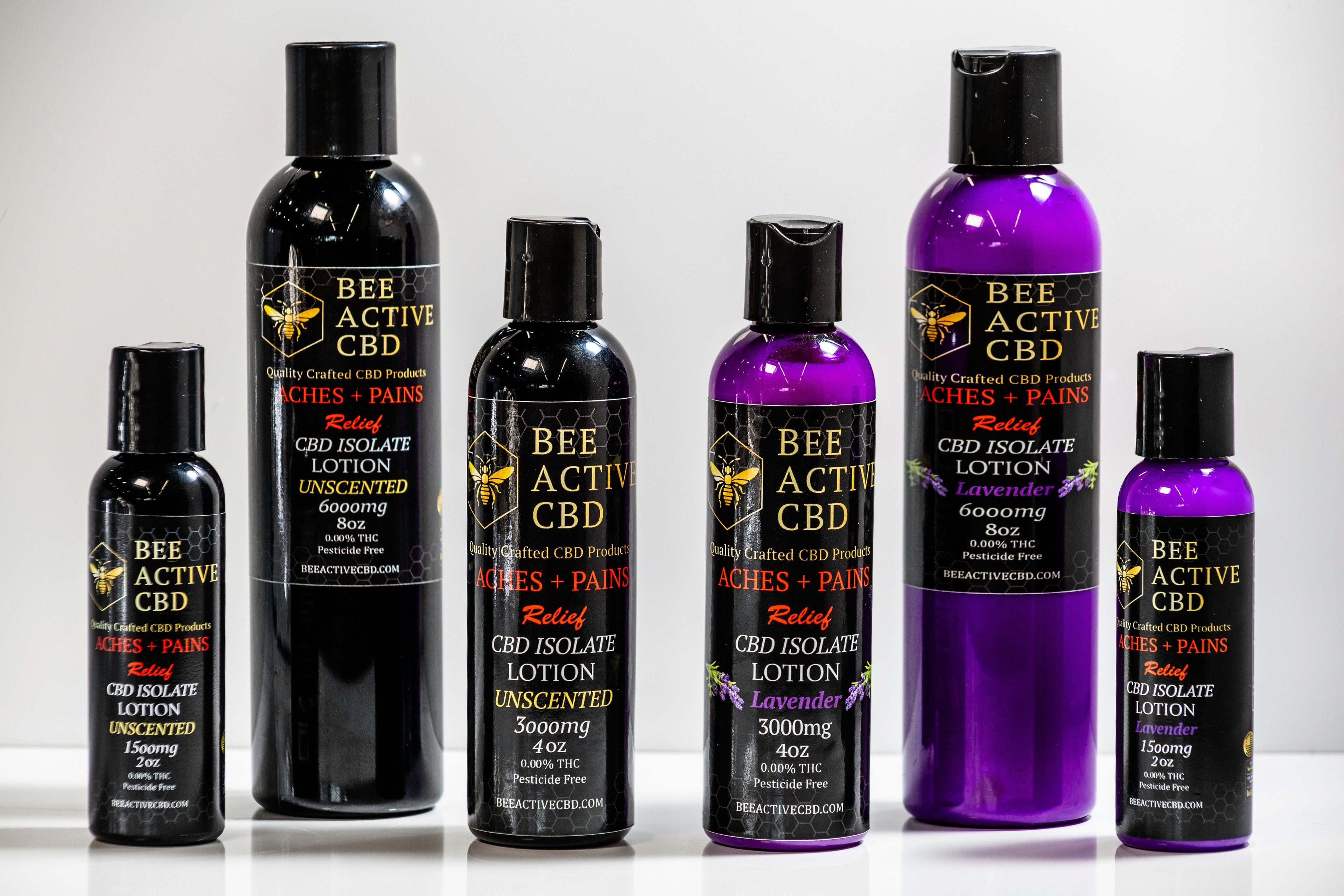 Bee Active CBD Lotions
