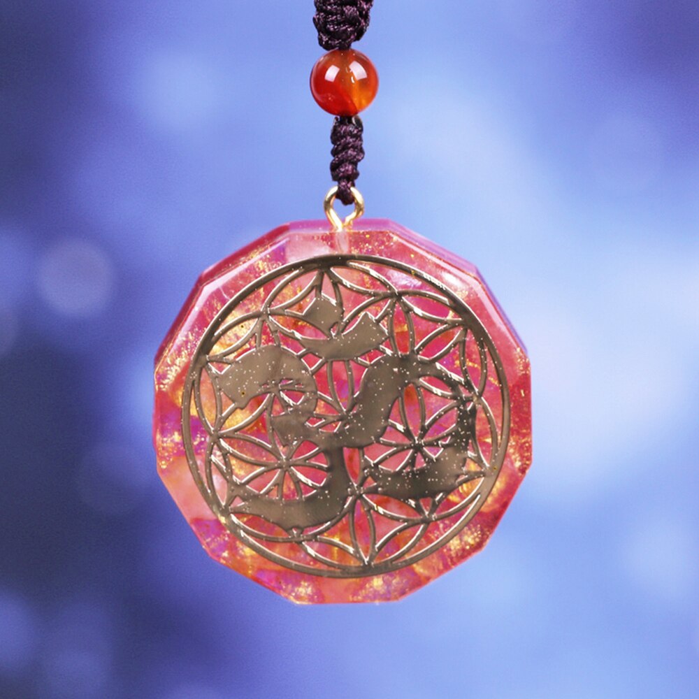 Tree Of Life Orgonite  Necklace Energy Crystal Healing  Reiki Chakra Yoga Meditation Jewelry Gift