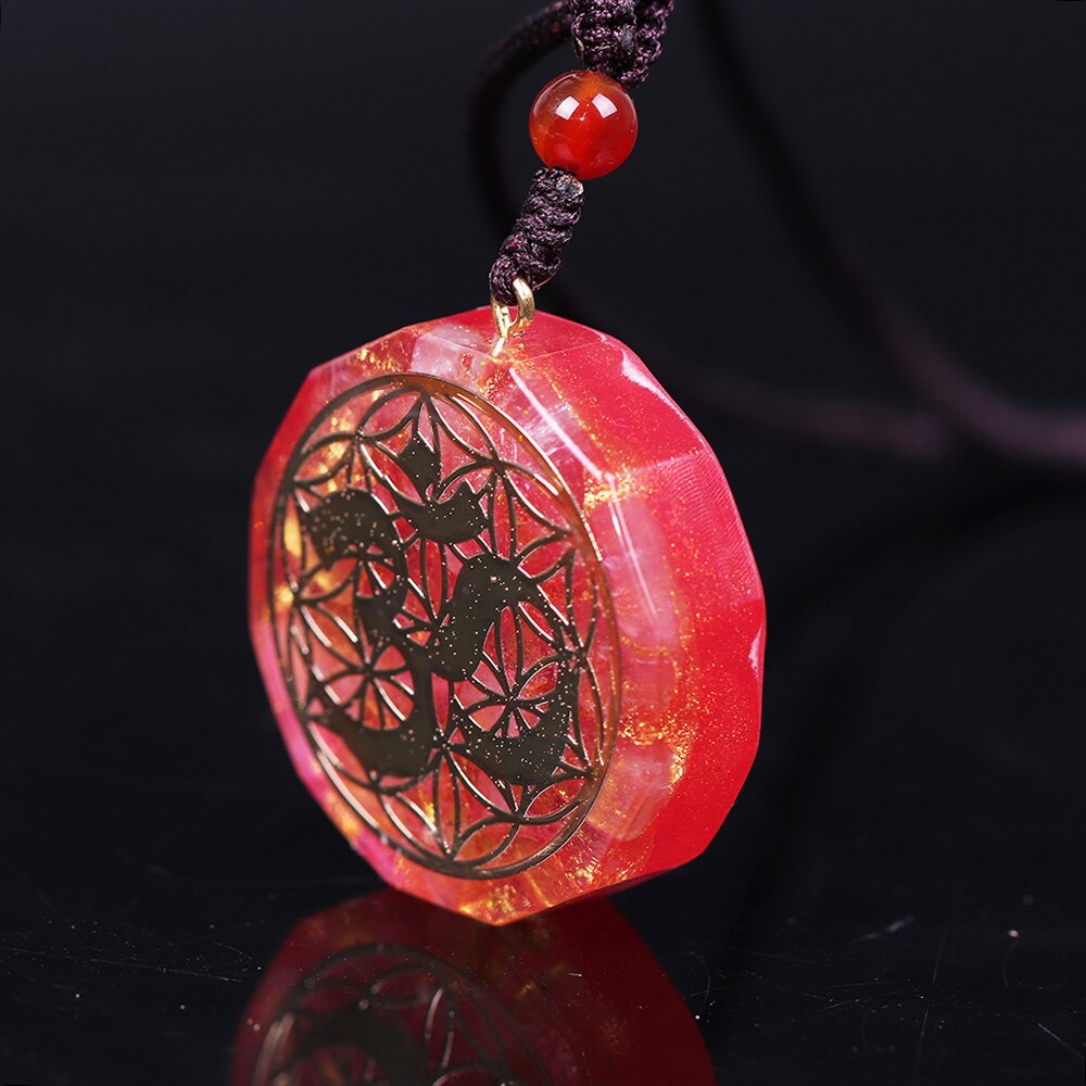 Tree Of Life Orgonite  Necklace Energy Crystal Healing  Reiki Chakra Yoga Meditation Jewelry Gift