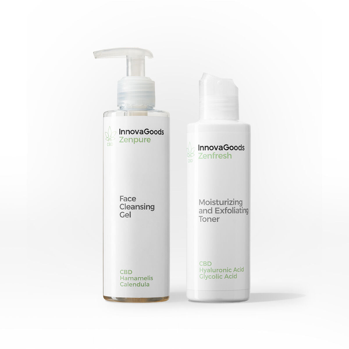 Face Cleansing Duo Pack CBD InnovaGoods-1