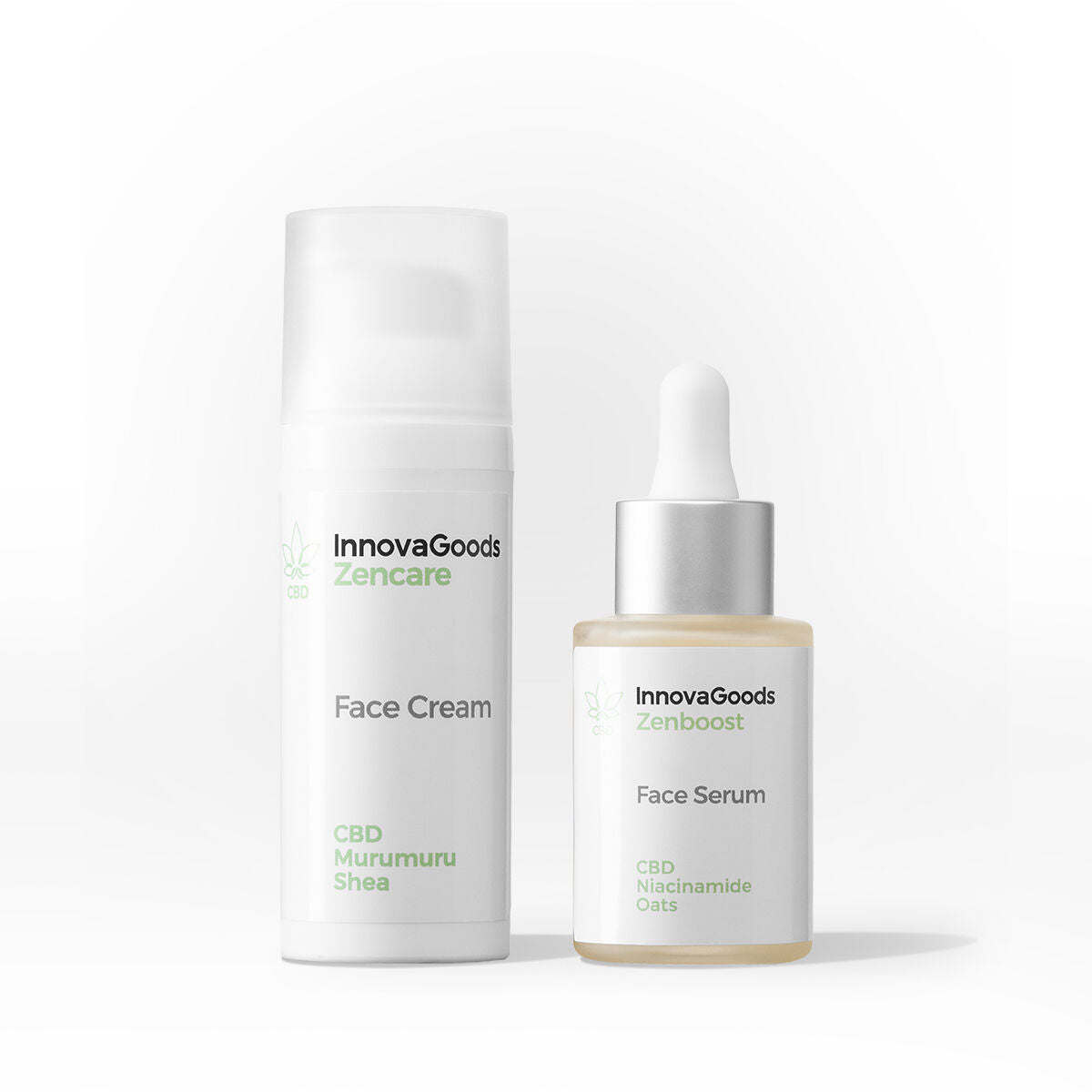 Face Moisturising Duo Pack CBD InnovaGoods-1