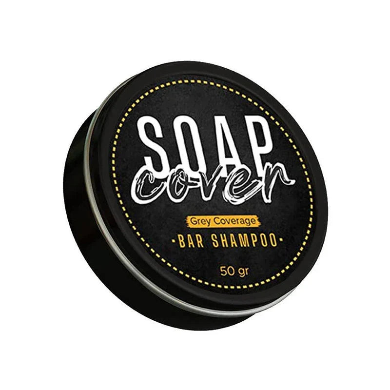 50g Black Hair Darkening Soap Shampoo Bar Natural