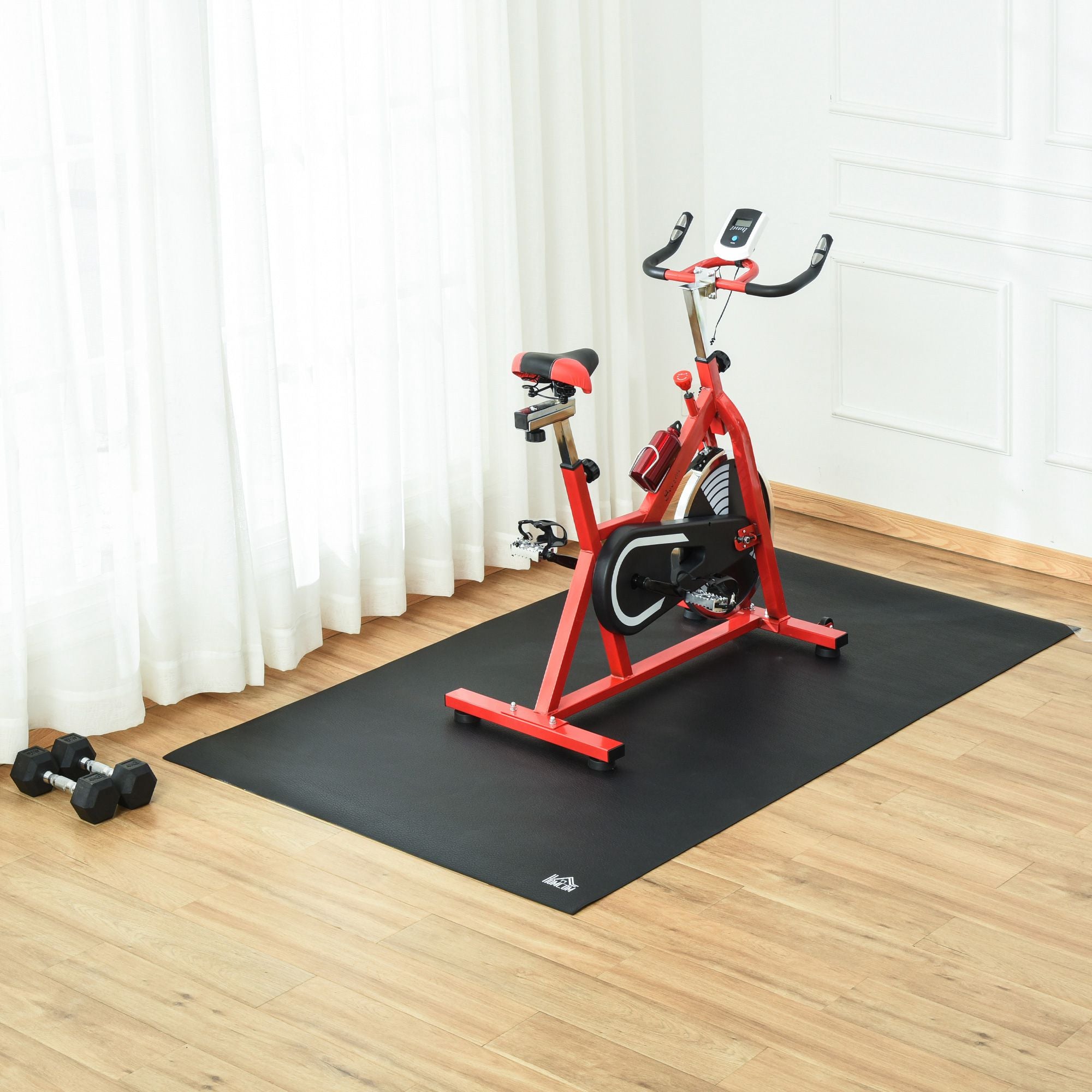 Multi-Purpose Non-Slip Exercise Mat 180x90cm PVC Foam Protection