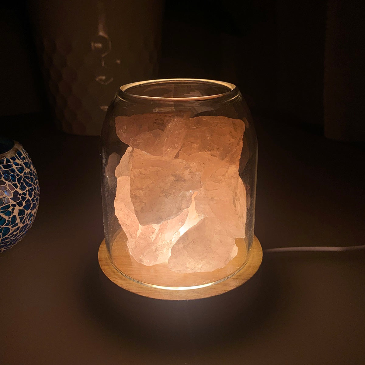 AURORA Crystal Light | Essential Oil Diffusing | Natural Quartz 500g | Power of Healing