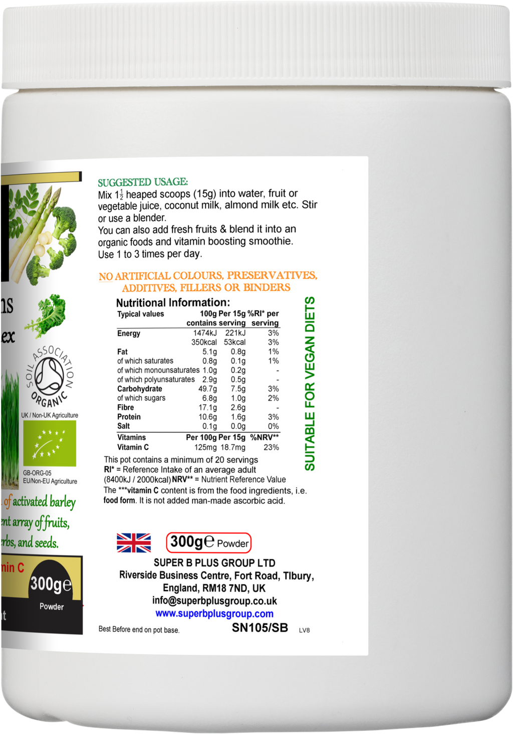 Super Greens Protein Complex