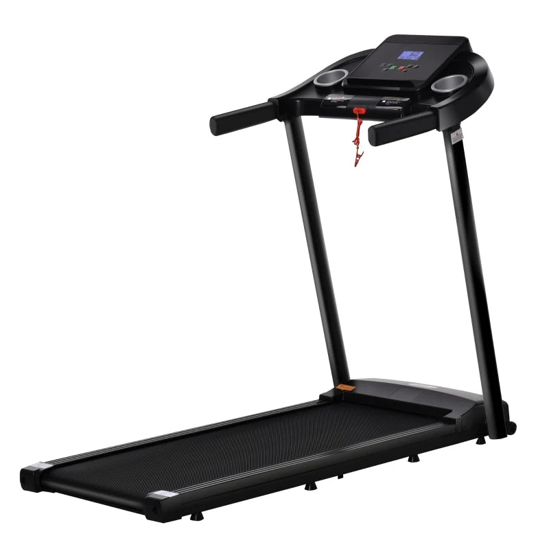 1.5HP Treadmill, 12km/h Electric 1.5HP Motorised Running Machine with 12 Programs, LED Display, for Home Gym Indoor Fitness | HOMCOM