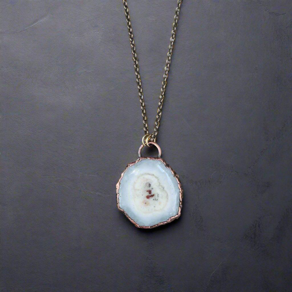 Solar Quartz Pendant - Healing Crystal | Handmade by Blackbird & Sage