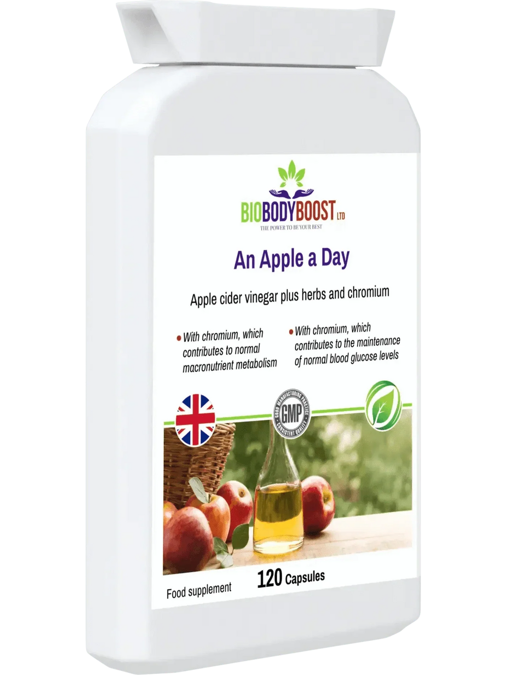 An Apple a Day - Apple Cider Vinegar Plus Herbs 120 Capsules