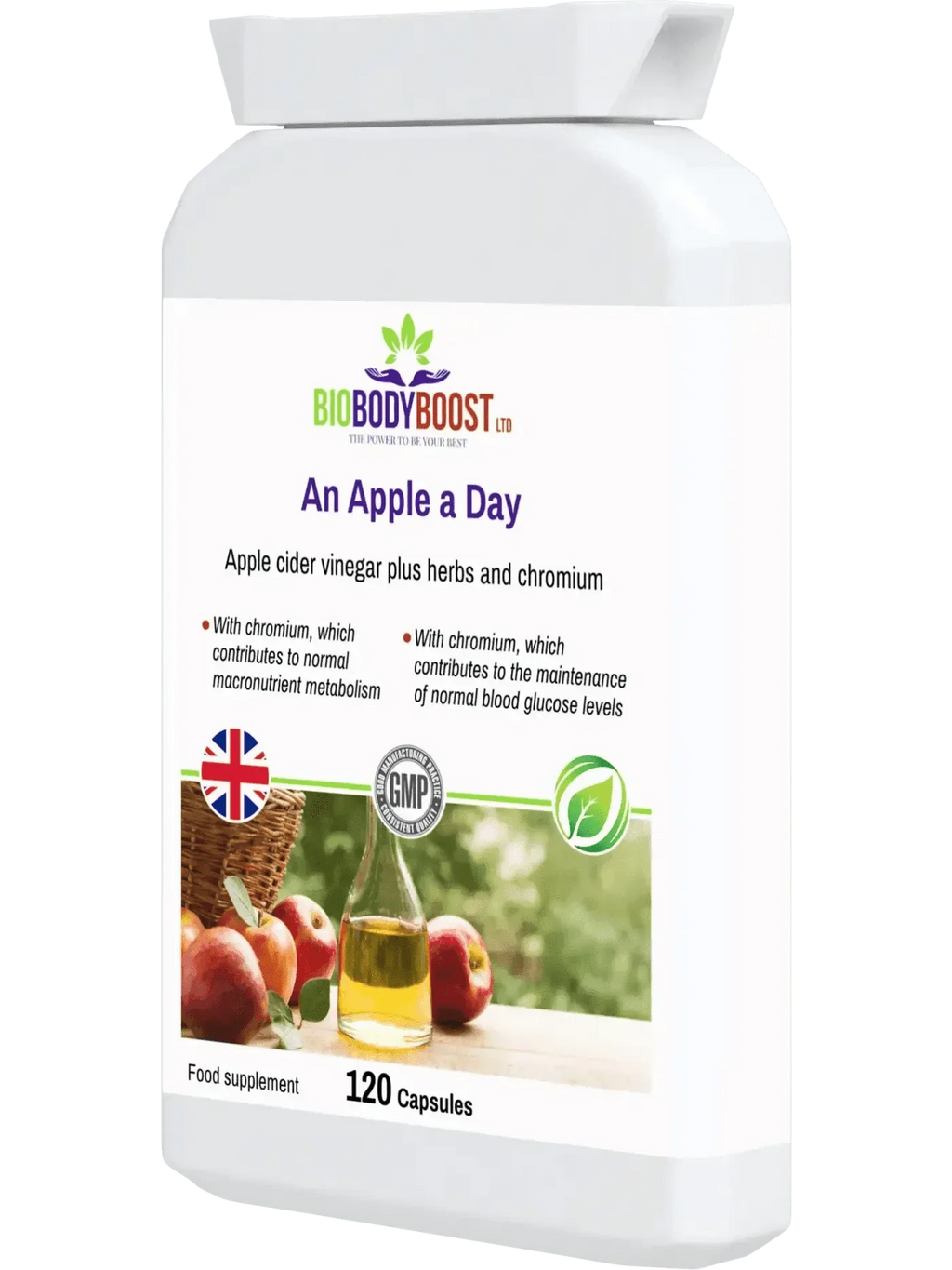 An Apple a Day - Apple Cider Vinegar Plus Herbs 120 Capsules