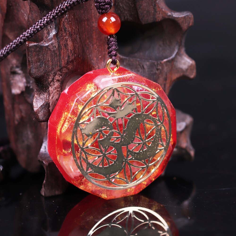 Tree Of Life Orgonite  Necklace Energy Crystal Healing  Reiki Chakra Yoga Meditation Jewelry Gift