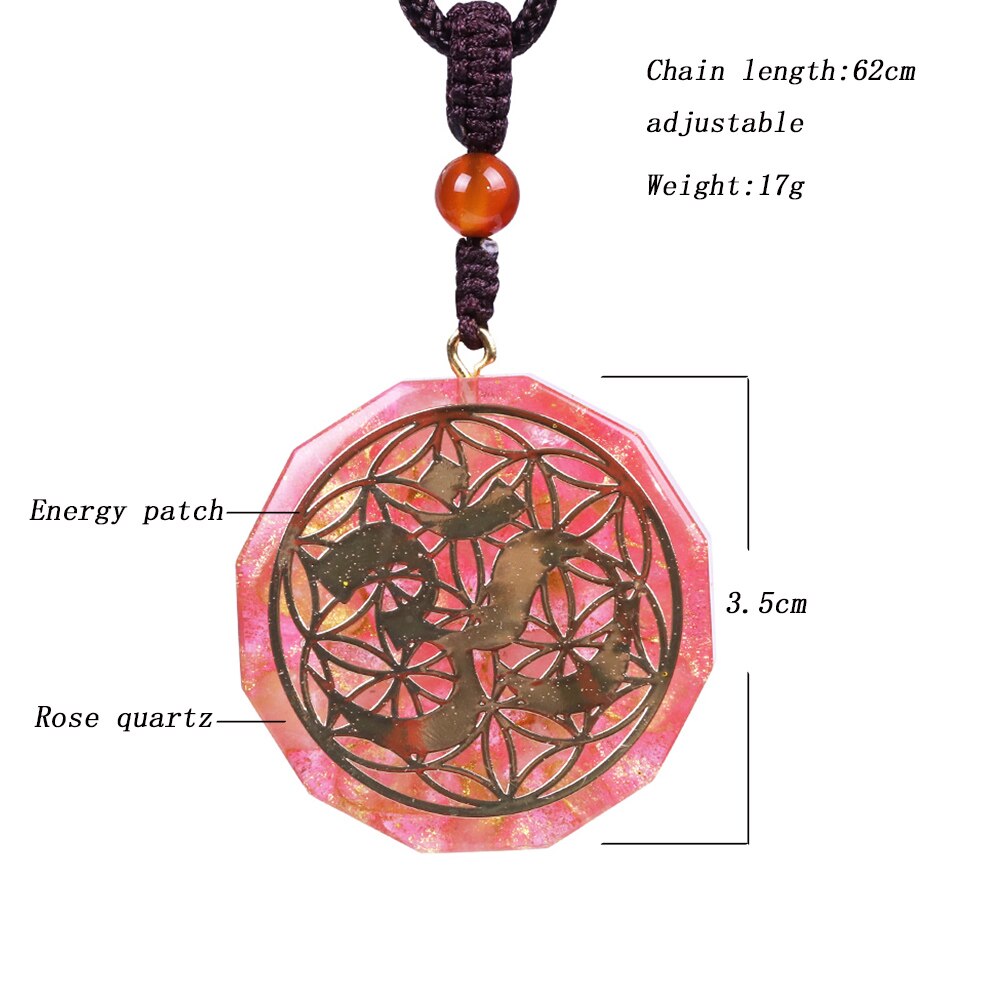 Tree Of Life Orgonite  Necklace Energy Crystal Healing  Reiki Chakra Yoga Meditation Jewelry Gift