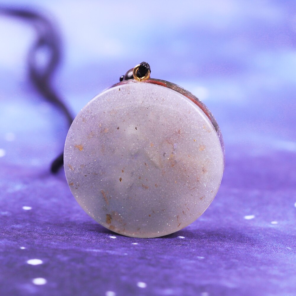 Reiki Orgon Pendant Chakra Natural Crystal Resin Necklace Making For Women Emf Protection Orgone Healing Jewelry